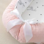 Bρεφική φωλιά με μαξιλάρι Art 5346 53x88 Ροζ   Beauty Home - Image 4