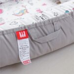 Bρεφική φωλιά με μαξιλάρι Art 5349 53x88 Γκρι   Beauty Home - Image 4