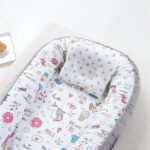 Bρεφική φωλιά με μαξιλάρι Art 5349 53x88 Γκρι   Beauty Home - Image 5