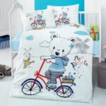 Σετ σεντόνια βρεφικά Art 5620 100x150 Μπλε   Beauty Home