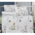Σετ σεντόνια βρεφικά Art 5622 100x150 Πράσινο   Beauty Home