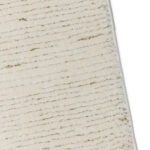 Deluxe 671 λευκό-βανίλια μοκέτα ανάγλυφη με ρίγες με το μέτρο - Colore Colori