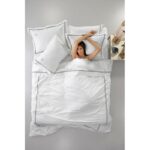 Σετ Σεντόνια King Size 270×280 Guy Laroche (Διπλό Πλακέ) Nice White-Anthracite