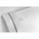 Σετ Σεντόνια King Size 270×280 Guy Laroche (Διπλό Πλακέ) Nice White-Anthracite - Image 5