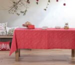 Χριστουγεννιάτικο Τραπεζομάντηλο 140×180 Nef Nef Grace Red