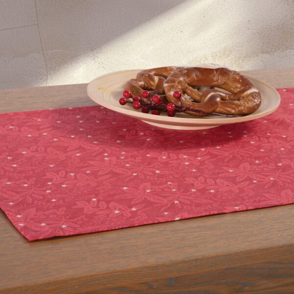 Χριστουγεννιάτικο Runner 45×140 Nef Nef Grace Red