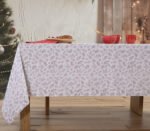 Χριστουγεννιάτικο Τραπεζομάντηλο 140×140 Nef Nef Xmass Plant Ecru