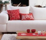 Χριστουγεννιάτικο Runner 33×150 Nef Nef Elegant Christmas Lights Red - Image 2