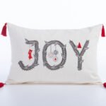 Χριστουγεννιάτικο Μαξιλάρι 30×45 Nef Nef Christmas Is All Around Ecru