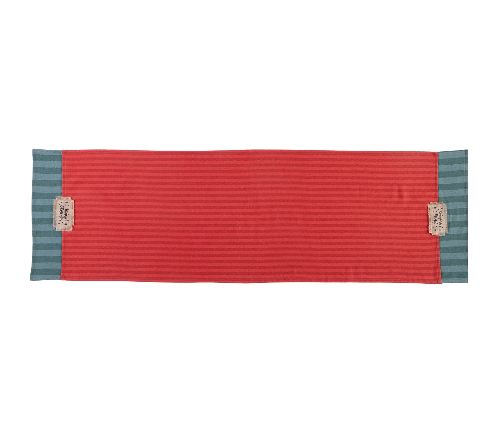 036829-1 Χριστουγεννιάτικο Runner 45×150 Nef Nef Straight To Christmas Red-Green - Image 1