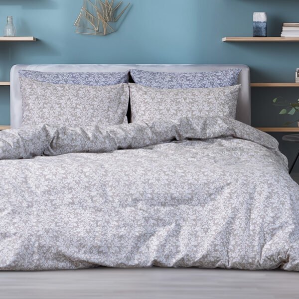 Σετ σεντόνια φανελένια King Size με λάστιχο Malbec Art 12630 185x200+32 Μπεζ       Beauty Home