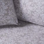 Σετ σεντόνια φανελένια King Size με λάστιχο Malbec Art 12630 185x200+32 Μπεζ       Beauty Home - Image 2