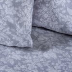 Σετ σεντόνια φανελένια King Size με λάστιχο Flame Art 12631 185x200+32 Γκρι       Beauty Home - Image 2