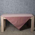 Τραπεζοκαρέ Βελούδο 140x140 Cotone | Leo Σάπιο μήλο