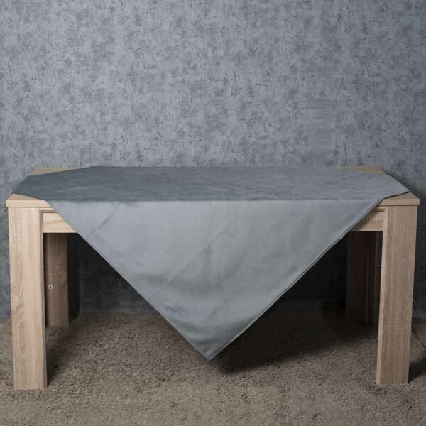 Τραπεζοκαρέ Βελούδο 140x140 Cotone | Leo Γκρι
