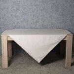 Τραπεζοκαρέ Βελούδο 140x140 Cotone | Leo Ιβουάρ