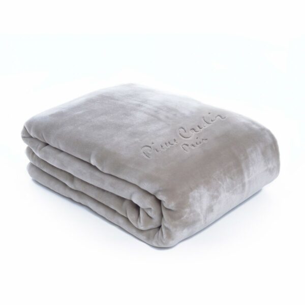 Κουβέρτα Βελουτέ 160×220 Μονή Pierre Cardin Nancy Ster 545 TAUPE(55)