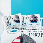 Ζεύγος μαξιλαροθήκες βρεφικές Art 5606 35x45 Μπλε   Beauty Home