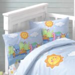 Ζεύγος μαξιλαροθήκες βρεφικές Art 5610 35x45 Γαλάζιο   Beauty Home