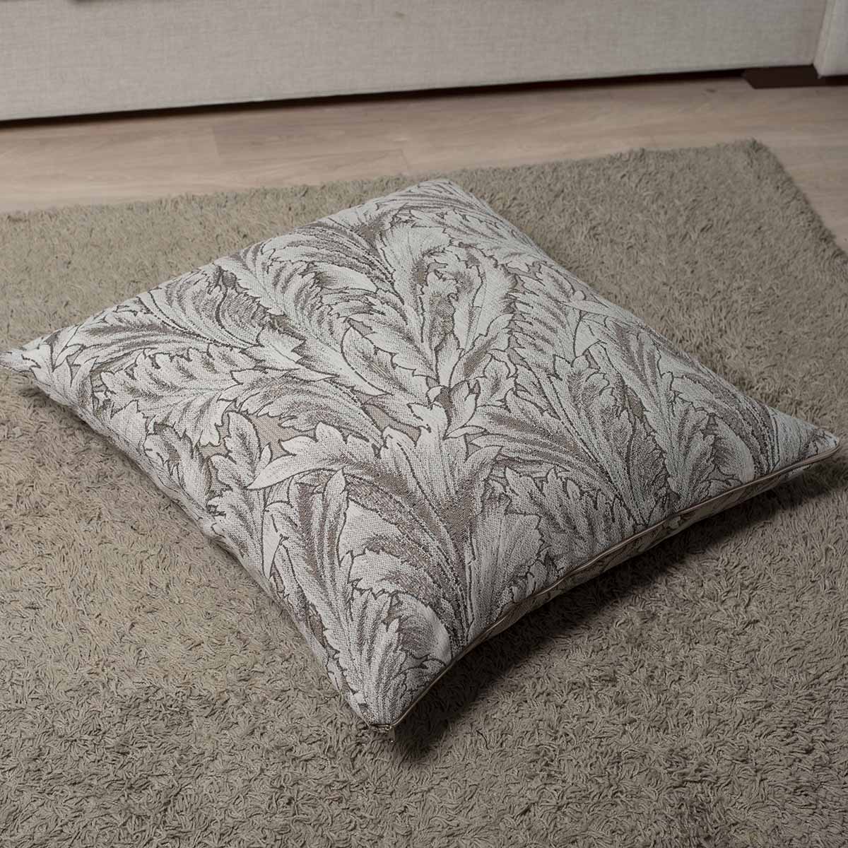 Max-7070-Milena-ekrou Διακοσμητική μαξιλαροθήκη 70x70 Cotone | Milena Εκρού - Image 1