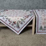 Χριστουγεννιάτικο Σετ καρέ-τραβέρσα Cotone | Lilly