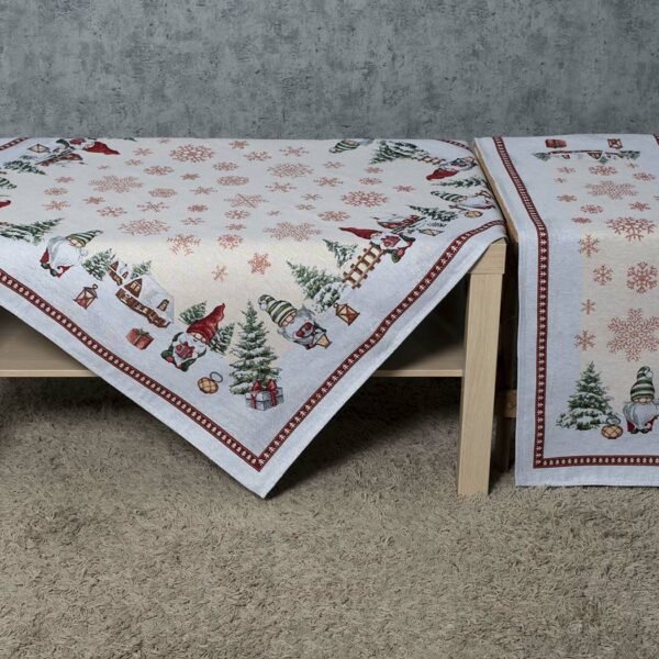 Χριστουγεννιάτικο Σετ καρέ-τραβέρσα Cotone | Lilly