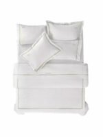 Σετ Σεντόνια King Size 270×280 Guy Laroche (Διπλό Πλακέ) Nice White-Beige