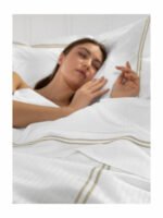 Σετ Σεντόνια King Size 270×280 Guy Laroche (Διπλό Πλακέ) Nice White-Beige - Image 3