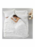 Σετ Σεντόνια King Size 270×280 Guy Laroche (Διπλό Πλακέ) Nice White-Beige - Image 2