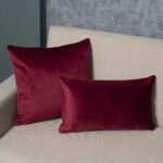 Διακοσμητική μαξιλαροθήκη Βελούδο 30x50 Cotone | Leo Μπορντό