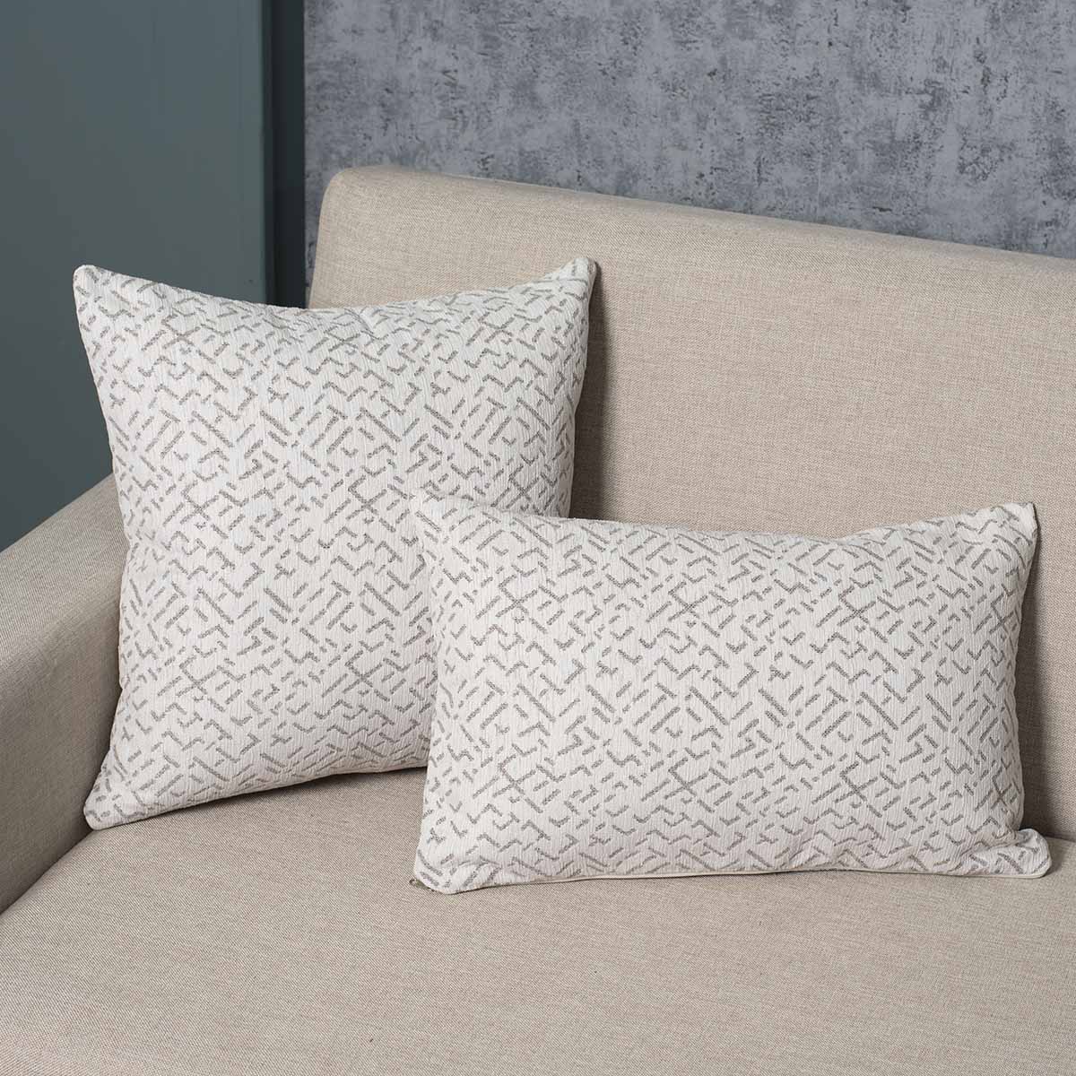 maxilari-lido-ekrou Διακοσμητική μαξιλαροθήκη 45x45 Cotone | Lido Εκρού - Image 1