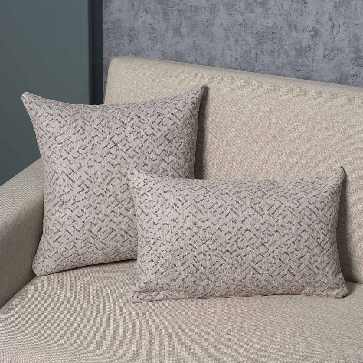 maxilari-lido-gkrez Διακοσμητική μαξιλαροθήκη 45x45 Cotone | Lido Γκρεζ - Image 1