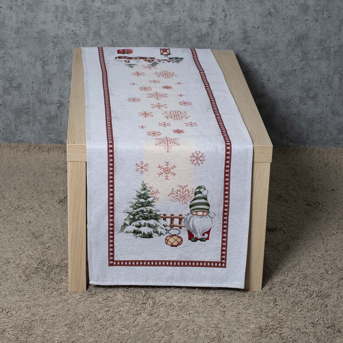 traversa-lilly Xριστουγεννιάτικη Τραβέρσα 44X140 Cotone | Lilly - Image 1