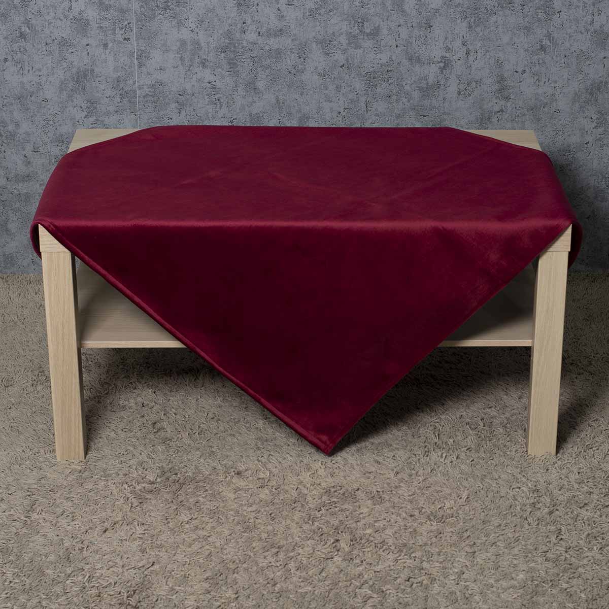 καρε-leo-mpordo Βελούδο Καρέ 90Χ90 Cotone | Leo Μπορντό - Image 1