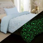 Κουβερτοπάπλωμα Ημίδιπλο Φωσφοριζέ 160×220 Lino Universo Ciel