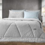 Κουβερτοπάπλωμα Υπέρδιπλο 220×240 Saint Clair Baroque Silver