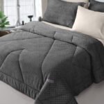 Κουβερτοπάπλωμα Υπέρδιπλο 220×240 Saint Clair Baroque Carbon