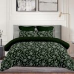 Σετ Παπλωματοθήκη Υπέρδιπλη 230x250 Amaryllis Green Astron Italy