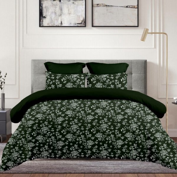 Σετ Παπλωματοθήκη Υπέρδιπλη 230x250 Amaryllis Green Astron Italy
