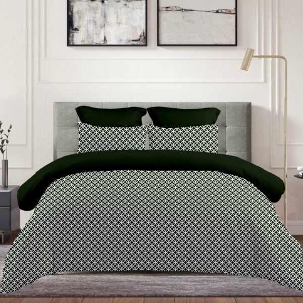 Σετ Παπλωματοθήκη Υπέρδιπλη 230x250 Sienna Green Astron Italy