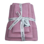 Πετσέτες σετ 3τμχ Pink Astron Italy