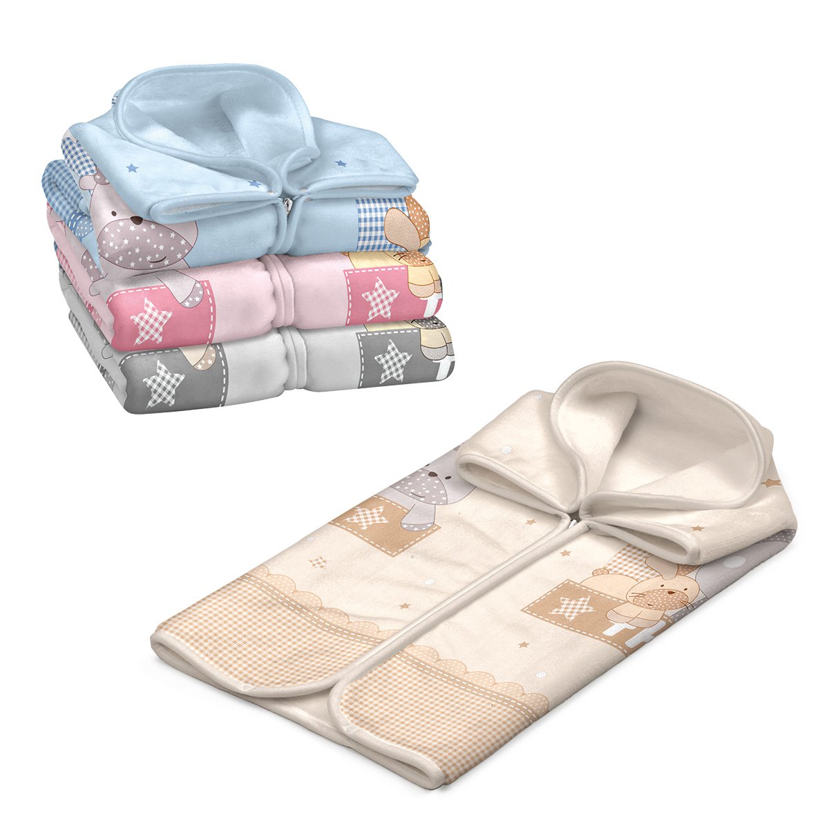 664_Baby_Sac-1200x1200 ΚΟΥΒΕΡΤΑ ΙΣΠΑΝΙΑΣ ΥΠΝΟΣΑΚΟΣ 80Χ90 BELPLA STER 664 - Beige - Image 1