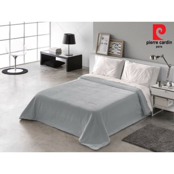 Κουβέρτα Βελουτέ Υπέρδιπλη 220×240 Pierre Cardin Nancy Ster 545 GREY(51)