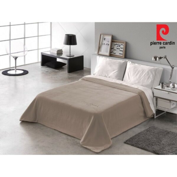 Κουβέρτα Βελουτέ Υπέρδιπλη 220×240 Pierre Cardin Nancy Ster 545 TAUPE(55)