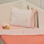 Κουβέρτα Λίκνου Διπλής Όψης Minky Design 502 Sophie La Girafe