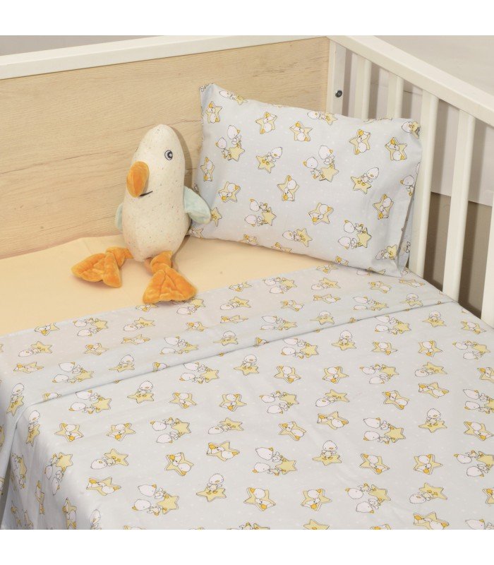 oliver-baby-100-3-110x160- Σεντόνια Κούνιας 3 τεμ. 110x160cm 100% Βαμβάκι Design 210 Oliver Baby - Image 1