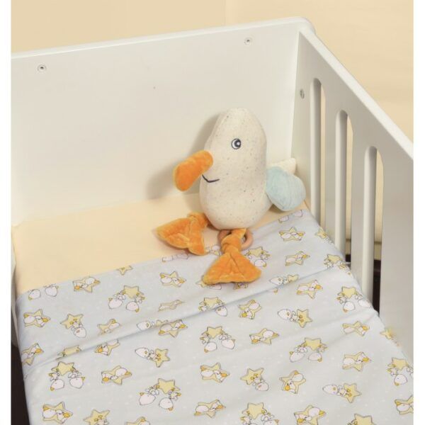 Σεντόνια Λίκνου Σετ 2τεμ. 80x100cm Design 210 Oliver Baby