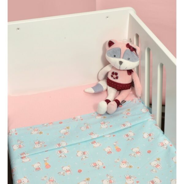 Σεντόνια Λίκνου Σετ 2 τεμ. 80x100cm Design 212 Oliver Baby