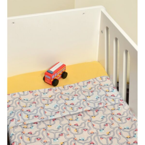 Σεντόνια Λίκνου Σετ 2 τεμ. 80x100 cm 100% Βαμβάκι Design 214 Oliver Baby