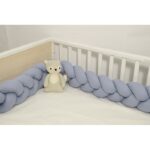 Πλεξούδα τριπλή βαμβακερή 20X200  με ειδική εσωτερική επένδυση Design 317 Oliver Baby